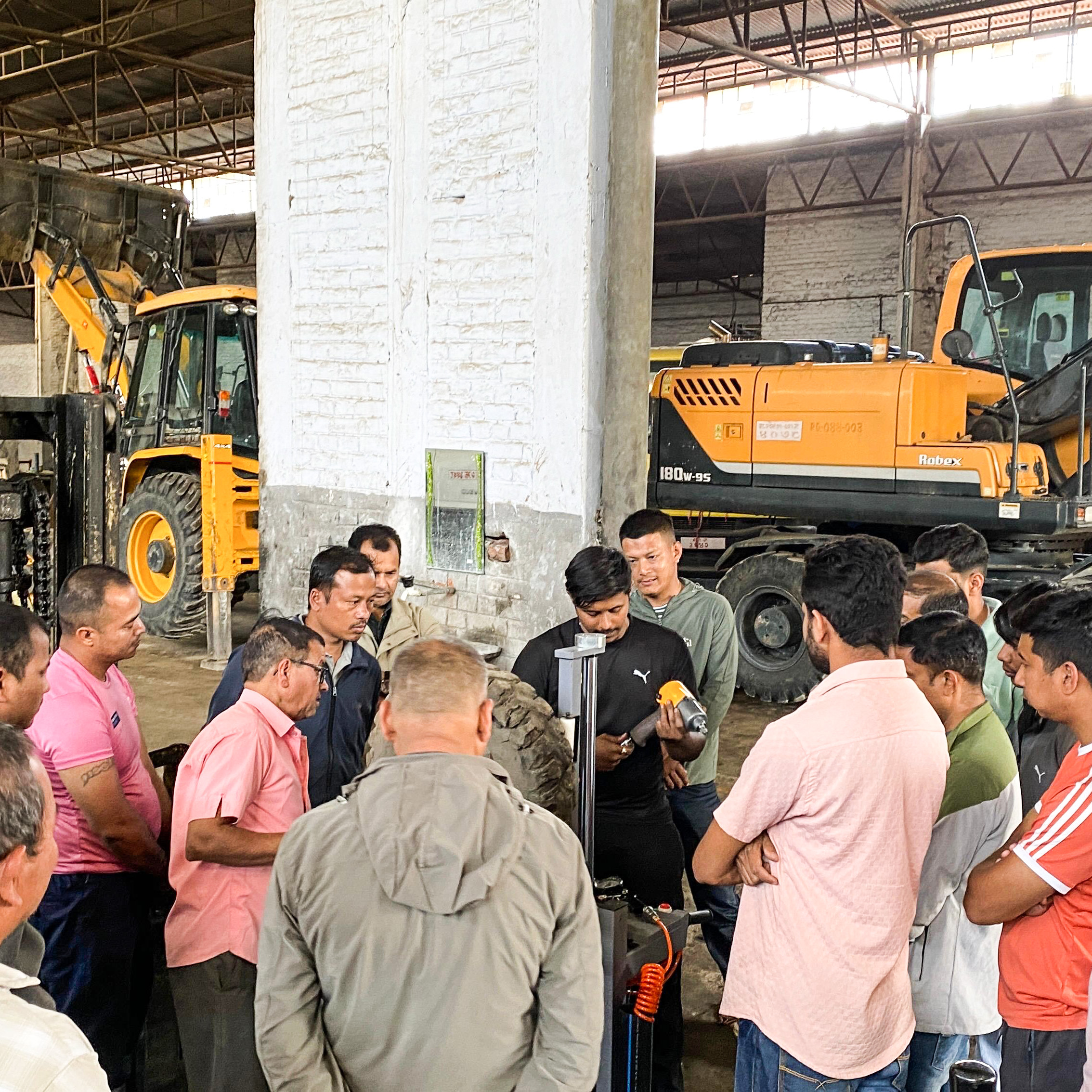 Heavy equipment technical training